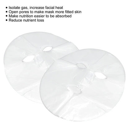 100pcs Facial Mask DIY Preservative Film Disposable Prevent Evaporation Moisture Retention Face Mask Wrapped Paper